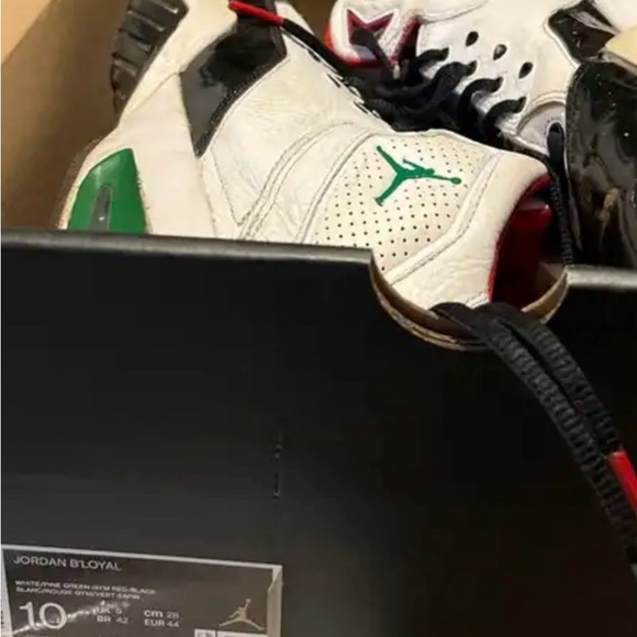 Jordan Other - Jordan Sneakers in White, Black, and Green